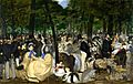 MANET - Música en las Tullerías (National Gallery, Londres, 1862)