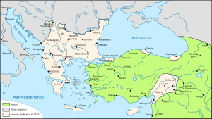 Archivo:Map Byzantine Empire 1076-es