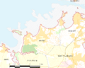 Map commune FR insee code 29273