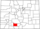 Map of Colorado highlighting Rio Grande County.svg