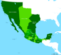 Mapa Mexico 1823