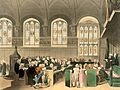 Microcosm of London Plate 022 - Court of Chancery, Lincoln's Inn Hall edited