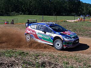Archivo:Mikko Hirvonen - 2011 Rally Australia