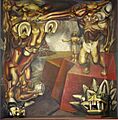 Mural David Alfaro Siqueiros en el Tecpan Tlatelolco