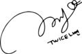 Nayeon signature