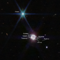 New Webb Images Capture Rare View of Neptune’s Rings (Labeled)