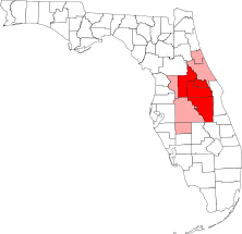 Orlando-Kissimmee Florida Metropolitan Statistical Area.svg