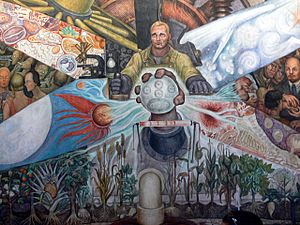 Archivo:Palacio de Bellas Artes - Mural El Hombre in cruce de caminos Rivera 3