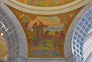Pendentive - Father Escalante Discovers Utah Lake, 1776 - Utah State Capitol.jpg