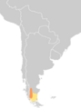 Podiceps gallardoi map