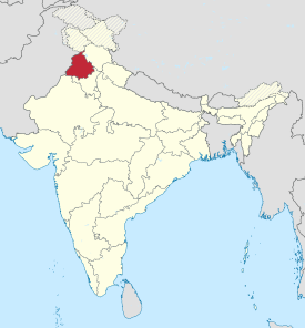 Punjab in India (claimed and disputed hatched).svg