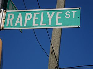 Archivo:Rapelye Street sign