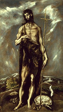 San Juan Bautista - El Greco - Lienzo - hacia 1600 - 1605.jpg