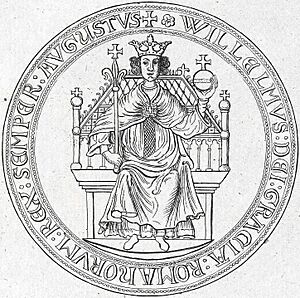 Archivo:Seal of William II of Holland, King of the H.R. Empire