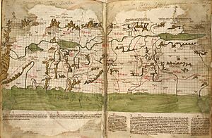 Archivo:The map of the Holy Land by Marino Sanudo (drawn in 1320)