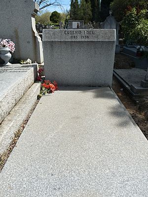 Archivo:Tumba de Eugenio Noel, cementerio civil de Madrid