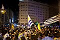 Uruguay fans celebrating CA title