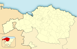 Isla de Izaro ubicada en Vizcaya