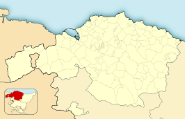 Larrabezúa ubicada en Vizcaya