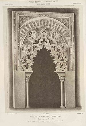 Archivo:1872, Museo Español de Antigüedades, Arco de la Alfajería