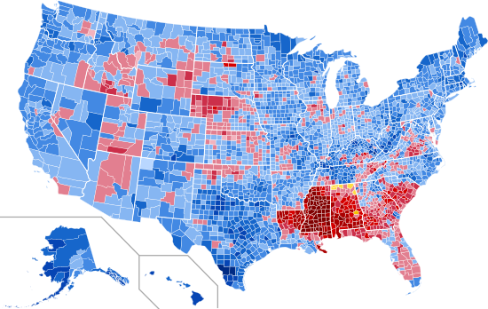 Archivo:1964 United States presidential election results map by county