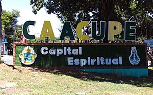 Archivo:Acceso a Caacupé por la Ruta PY02