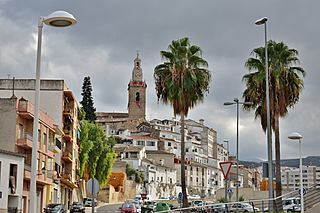 Albaida. Vista des de l'estació nova.jpg