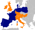 Aldi branches in Europe