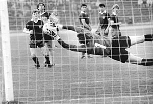 Archivo:Bundesarchiv Bild 183-1989-0503-032, BFC Dynamo - Dynamo Dresden 1-1