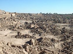 Archivo:Destruction of the Bam Citadel