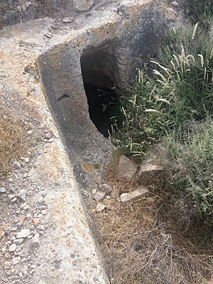 Archivo:Entrada a silo en Cerron de Dalias Almeri Spain