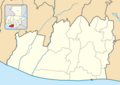 Escuintla department location map