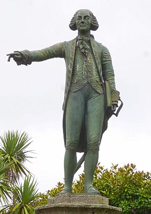 Archivo:Ferrol - Jardines de Herrera, monumento a Jorge Juan 3