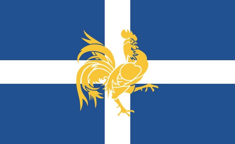 Flag of The Dalles, Oregon