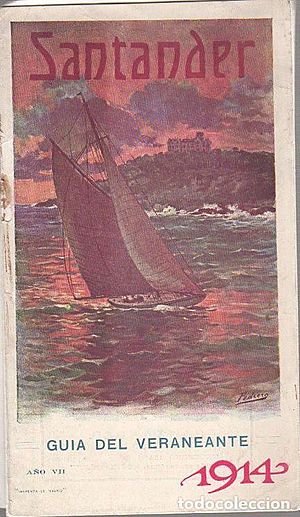 Archivo:Guía del veraneante Santander 1914, cover by Mariano Pedrero