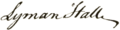 Lyman Hall signature