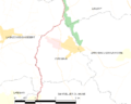 Map commune FR insee code 53181