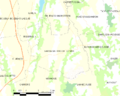 Map commune FR insee code 64534