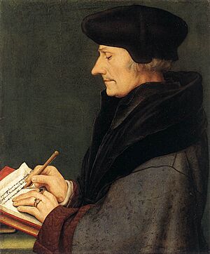 Archivo:Portrait of Erasmus by Hans Holbein d. J.-Kunstmuseum Basel