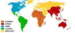 Archivo:Regional Internet Registries world map