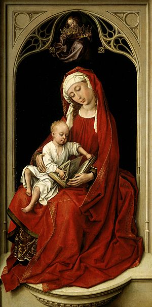 Archivo:Rogier van der Weyden - Virgin and Child (Durán Madonna) - Prado P02722