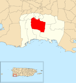 Sabana Yeguas, Lajas, Puerto Rico locator map.png