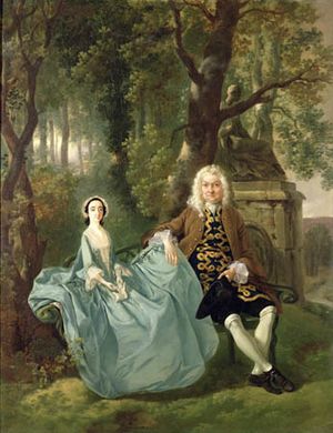 Archivo:Thomas Gainsborough, Portrait of Mr and Mrs Carter of Bullingdon House, Bulmer, Essex (c. 1747-1748)