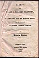 Viaje a Salinas Grandes por Pedro Andrés García 1836