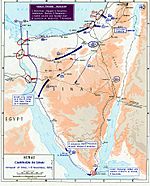 Archivo:1956 Suez war - conquest of Sinai