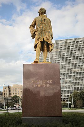 Alexander Hamilton statue in Lincoln Park, Chicago September 2, 2013-5034.jpg