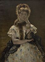 Alfred Stevens - (1823-1906) - De Parijse sfinks (1867) - kmska 001 28-02-2010 15-06-35
