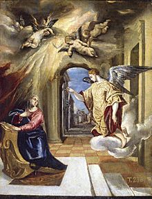 Archivo:Annunciation by El Greco (1570-1575, Prado)