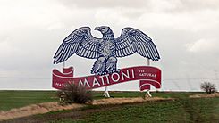 Big logo of Mattoni mineralwater as advertisment near D8, Czech Republic-6323.jpg