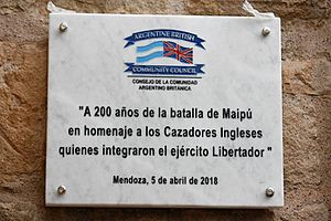 Archivo:British Legions in Cerro de la Gloria en Mendoza, Argentina